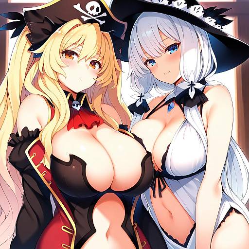 Illustration of Anne bonny (fate), fate (series) in the style of Otokuyou