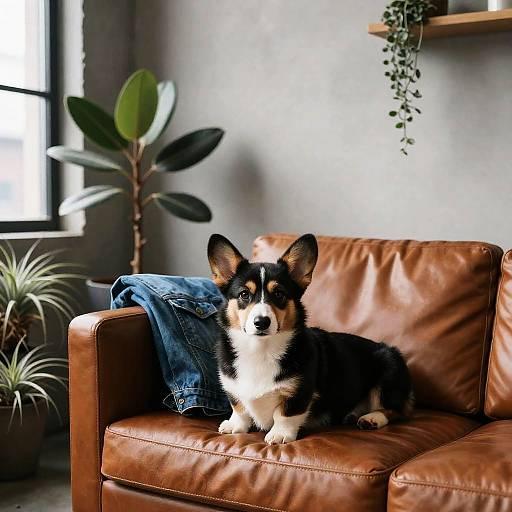 Urban Designer with Corgi Puppy