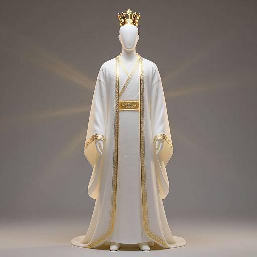 Regal Mannequin in Elegant Attire