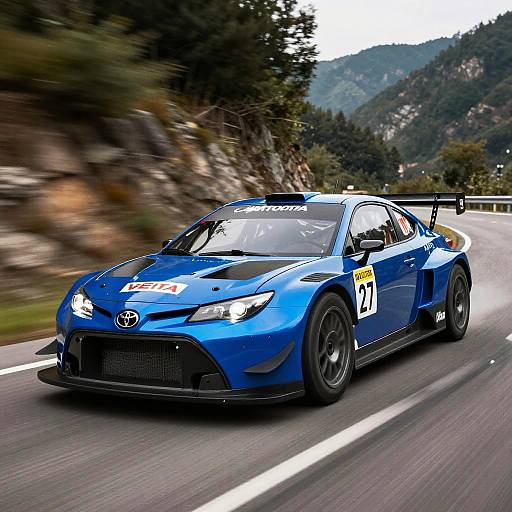 2024 Toyota Celica Racing Mountain Road