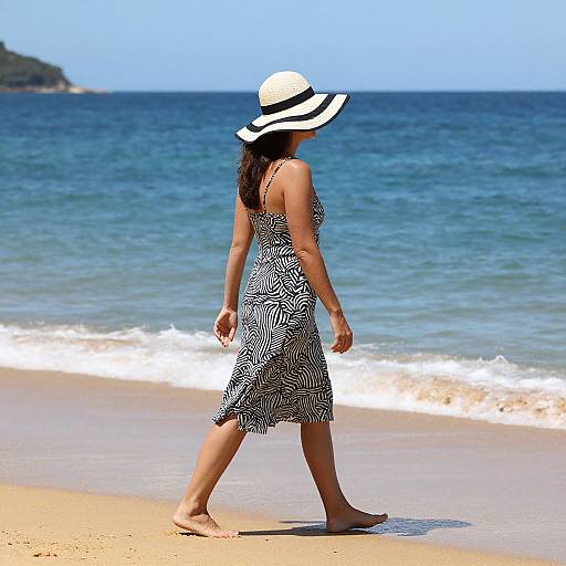 Stylish Woman at Bronte Beach