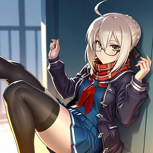 Illustration of Mysterious heroine x alter (first ascension) (fate), fate (series) in the style of Mikoyan