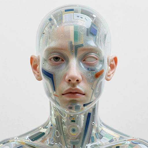 Abstract Synthetic Human Portrait
