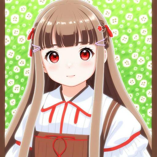 Illustration of Aoba kokona, yama no susume in the style of Mameshiba (pixiv 59310)