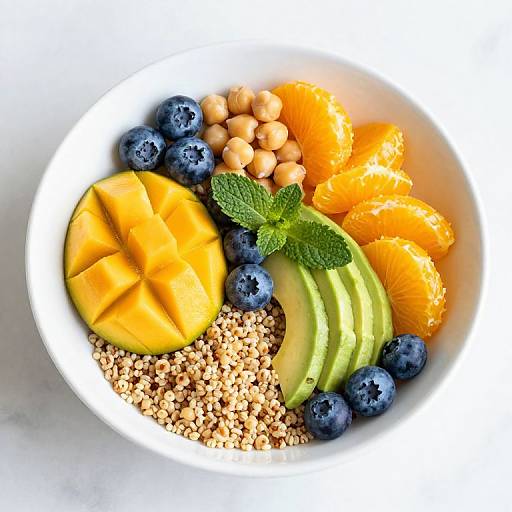 Tropical Jasmine Quinoa Breakfast Bowl