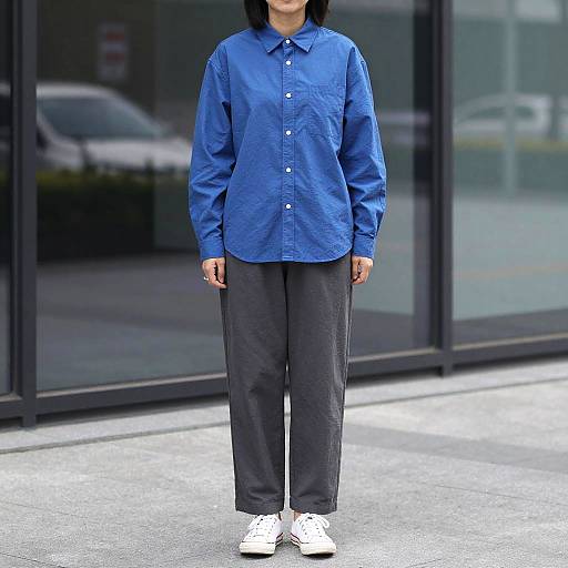 Minimalist Woman in Work Attire