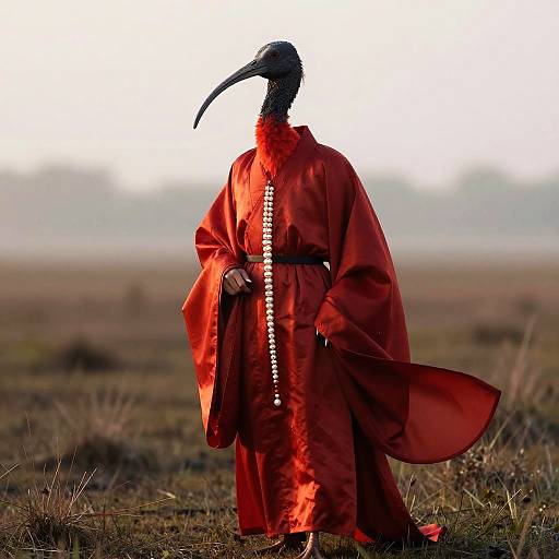 Regal Ibis Portrait at Dawn