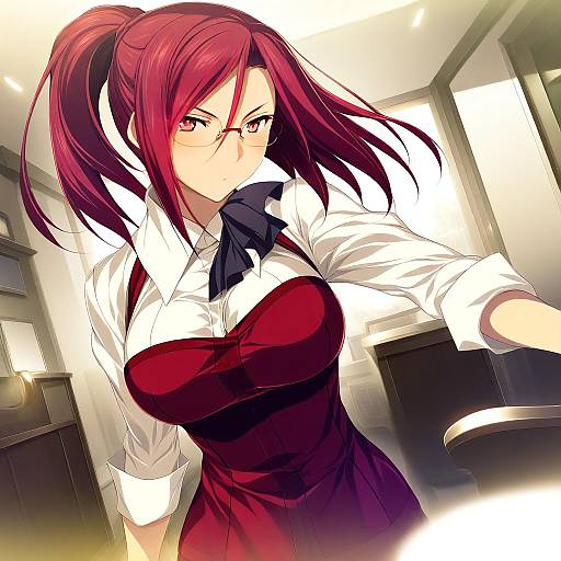 Illustration of Aozaki touko, kara no kyoukai in the style of Kinoshita ichi