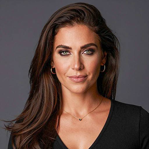 Elegant Portrait of a Woman in Black