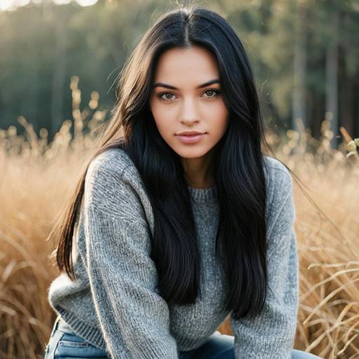 Realistic Portrait of a Young Woman