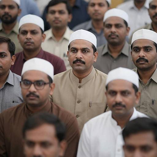 Candid Portrait of South Asian Men