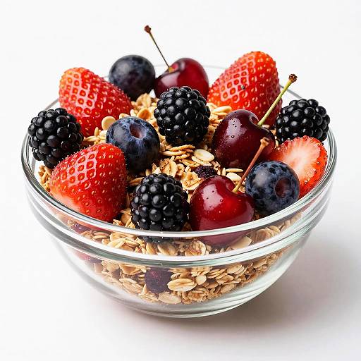 Vibrant Fruit and Granola Bowl