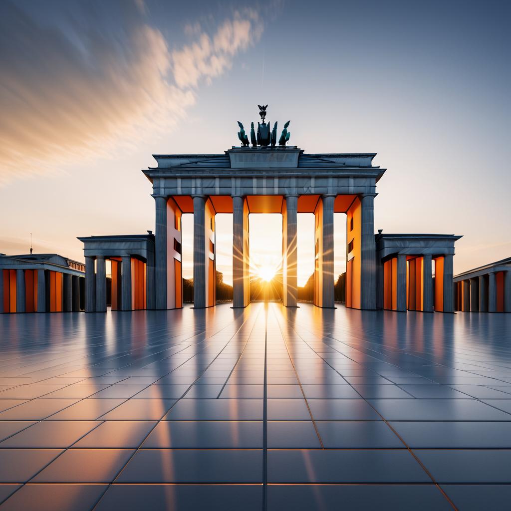 Modern Brandenburg Gate by Zaha Hadid