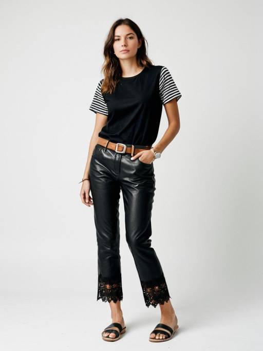 Chic Urban Outfit with Lace Details