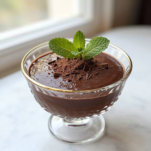 Elegant Dark Chocolate Mousse Dessert