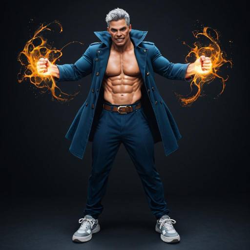 Colossal Warrior: Muscular Male Portrait Colossal Warrior: Muscular Male Portrait