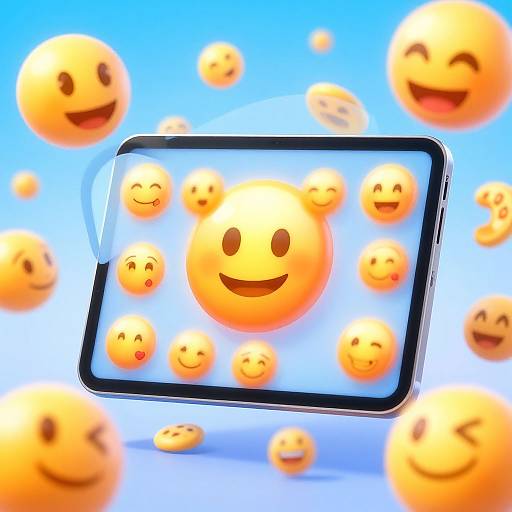 Playful Digital Emoji Tool Interface