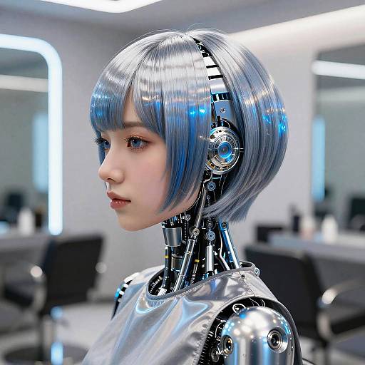 Futuristic Robotic Classic Haircut