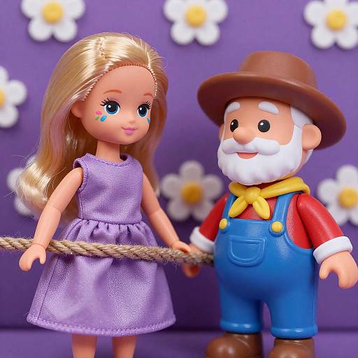 Charming dolls and toy characters photography