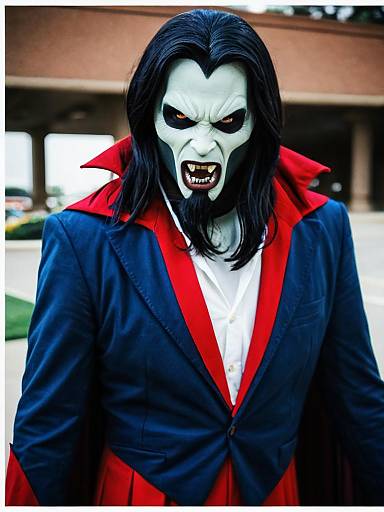 Realistic Morbius Man Cosplay
