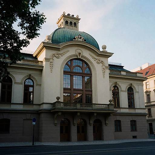Moody Art Nouveau Conservatory Prague