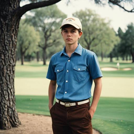 Vintage Golf Costume Outdoor Portrait
