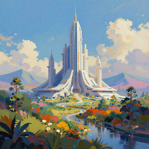 Futuristic Dreamlike Landscapes