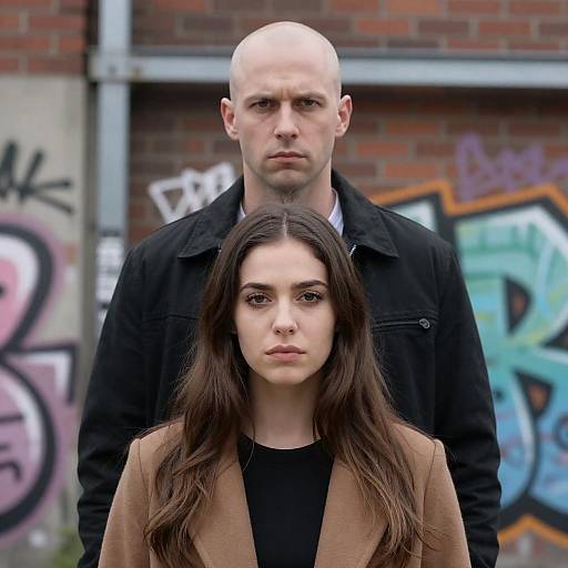 Urban Portrait: Intense Expressions in Graffiti