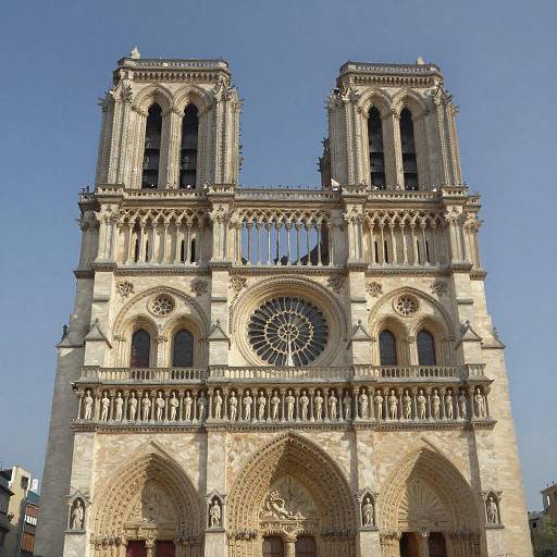 Impressionist Style Notre-Dame Cathedral