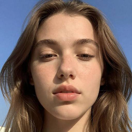 Serene Portrait of a Young Woman