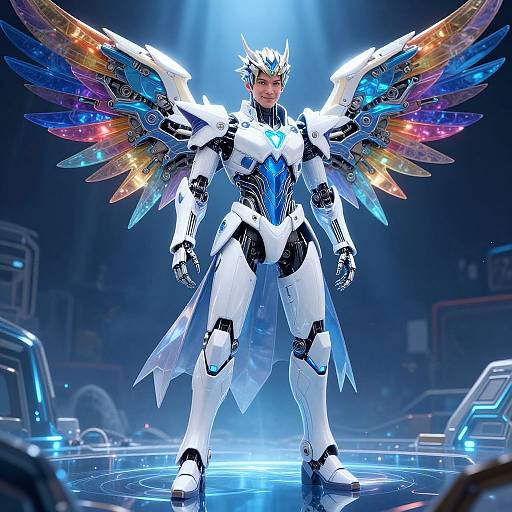 Hyperrealistic Cyberpunk Cyborg Empress