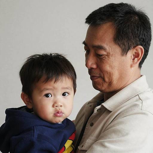 Portrait of a Man and Boy Together