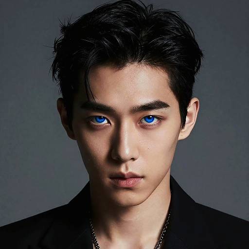 Korean Model with Bold Avant-Garde Style