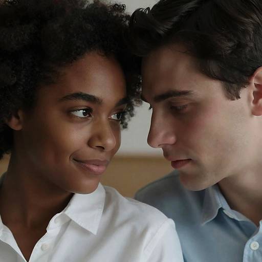 Close-Up Portrait of Diverse Connection