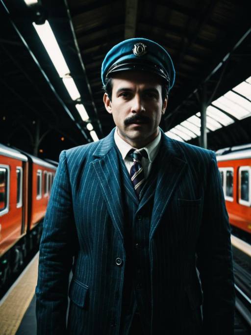 Dramatic Thomas Train Cosplay Portrait