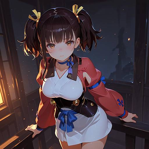 Illustration of Mumei (kabaneri), koutetsujou no kabaneri in the style of Hajime (hajime-ill-1st)