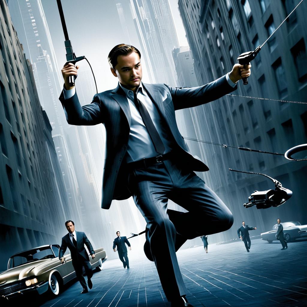 Inception Movie Poster with Leonardo DiCaprio