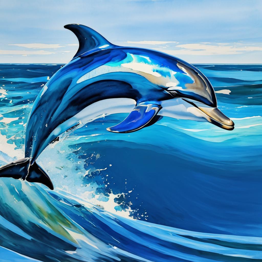 Dynamic Dolphin in Nautical Realism