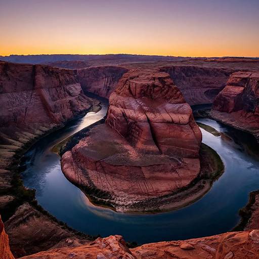 Horseshoe Bend at Sunset