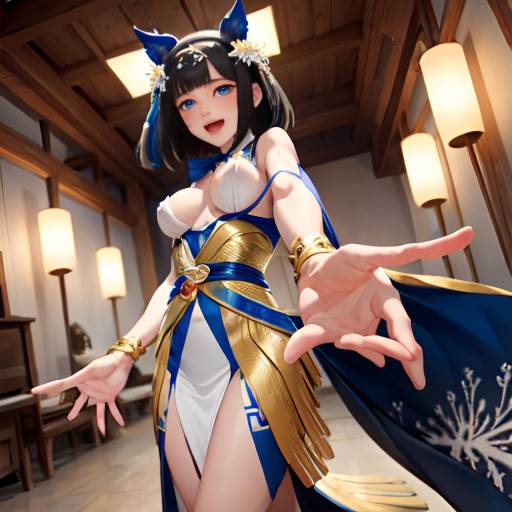 Aesthetic Hestia in Traditional Costume