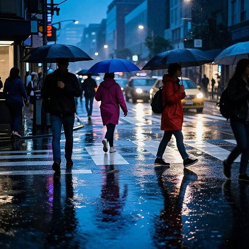 Rainy Night on Neon-lit Recto Avenue