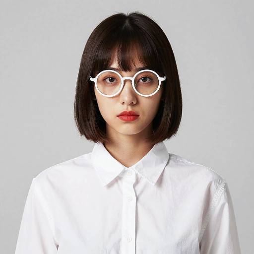 Modern Portrait of Young Woman