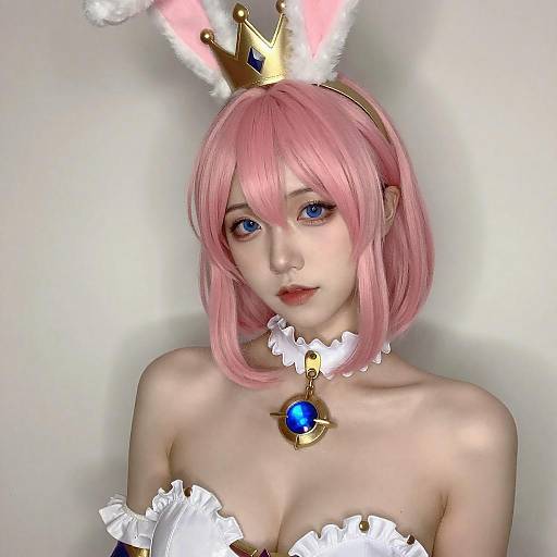 Portrait of Woman with Crown and Orb