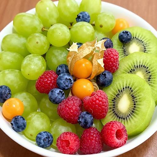 Vibrant Close-Up of Mixed Fruits