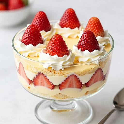 Classic English Strawberry Trifle