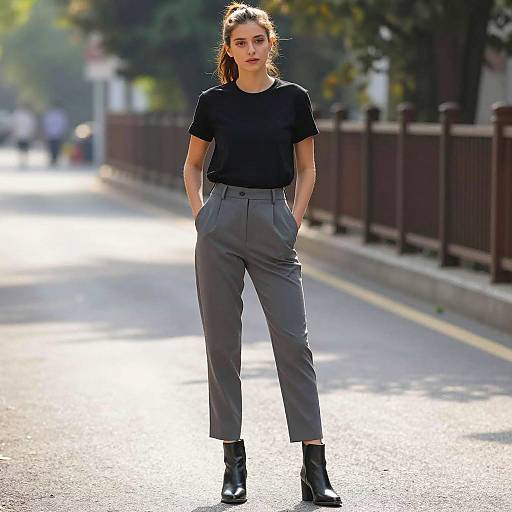 Casual Street Style Photography of Woman