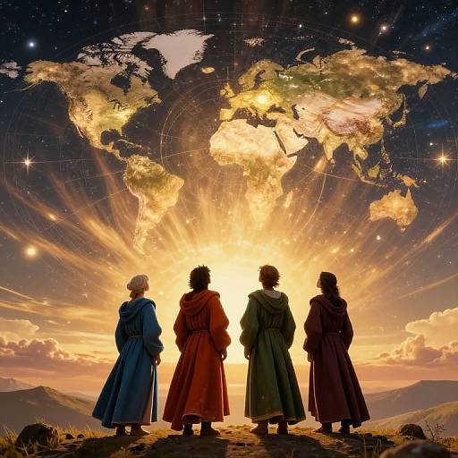 Medieval Astronomers Gaze at Celestial Visions