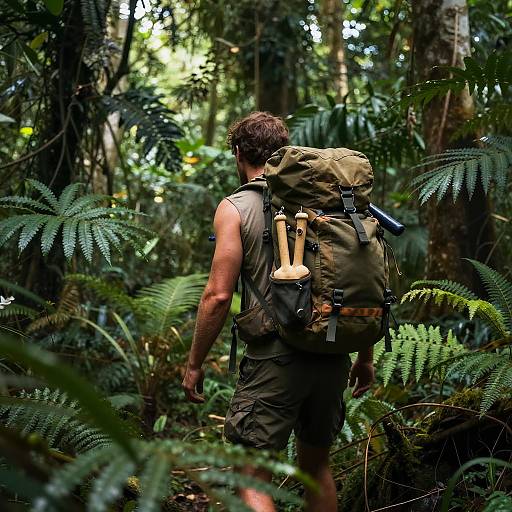 Lone Survivor in Dense Jungle