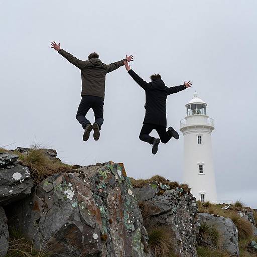 Dynamic Leap from a Rocky Hilltop