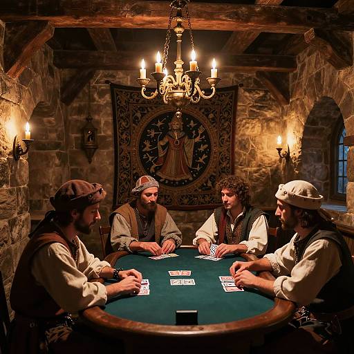 Medieval Casino in Rustic Castle